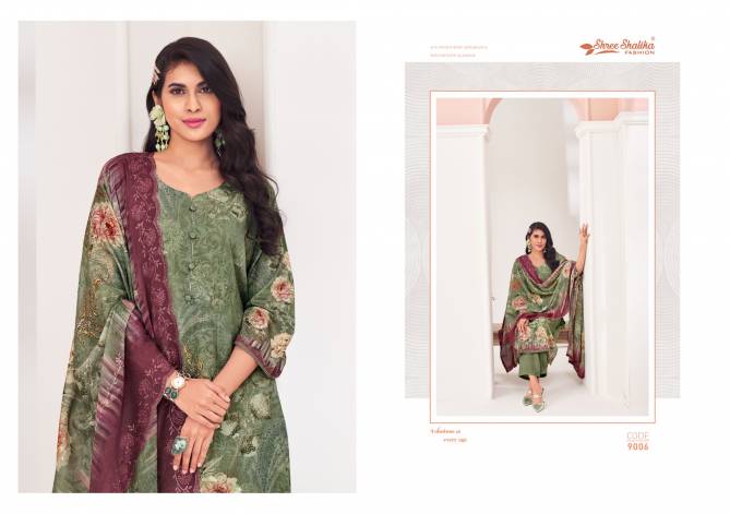 Mannat Vol 9 By Shree Shalika Digital Printed Lawn Cotton Dress Material Wholesale Online
